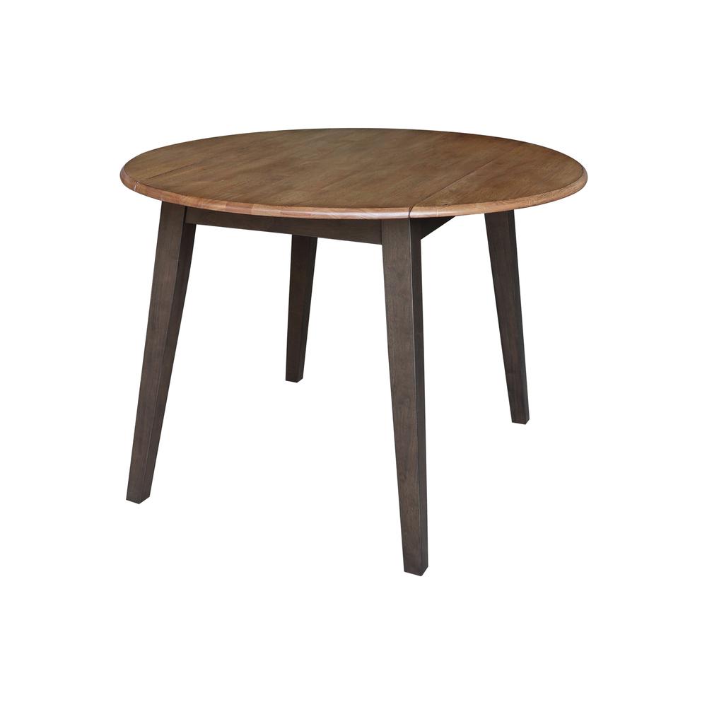 42" Round Dual Drop Leaf Table