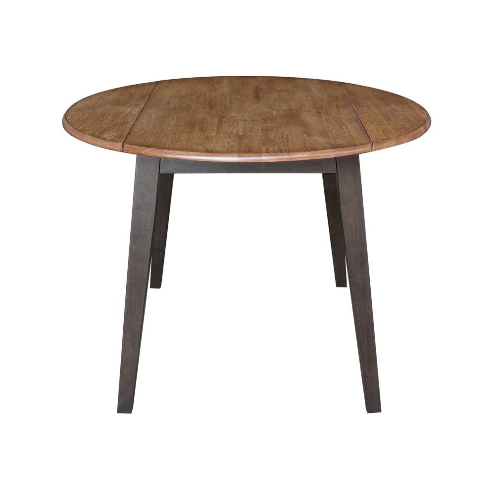 42" Round Dual Drop Leaf Table