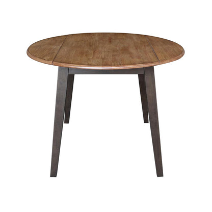 42" Round Dual Drop Leaf Table