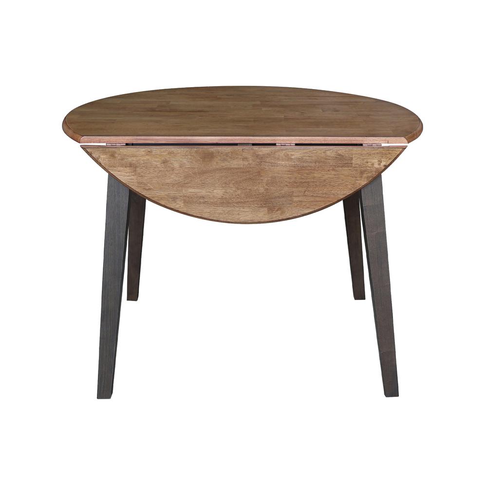 42" Round Dual Drop Leaf Table