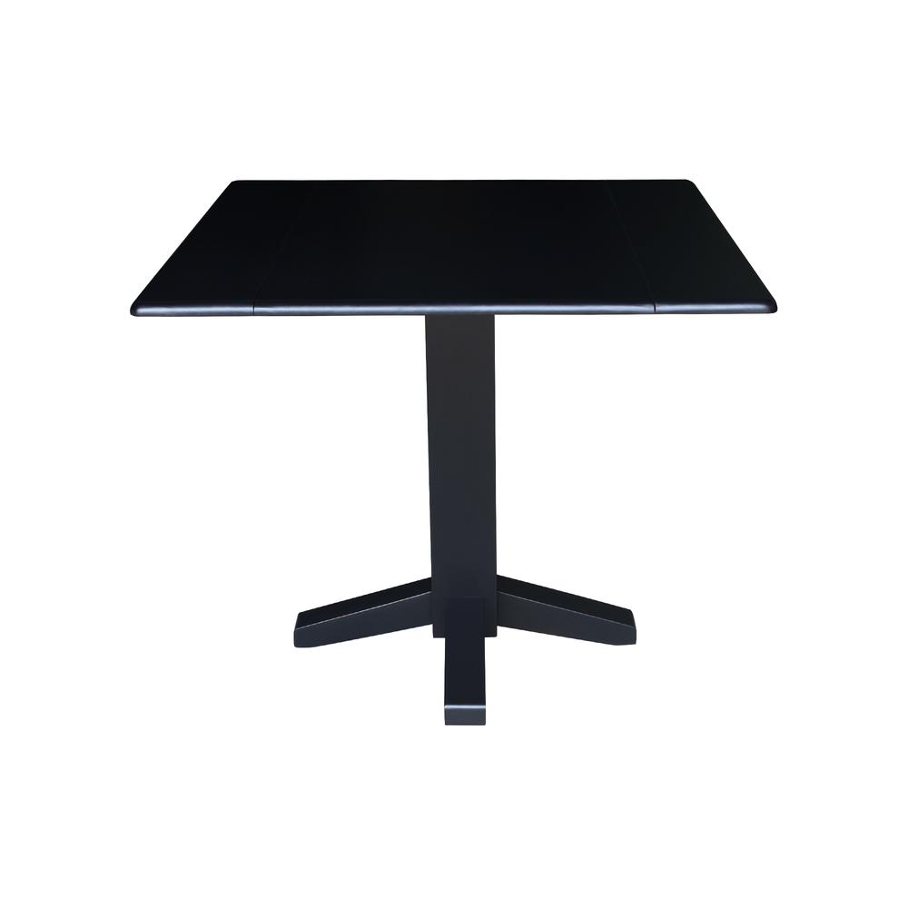 36" Square Dual drop leaf dining table