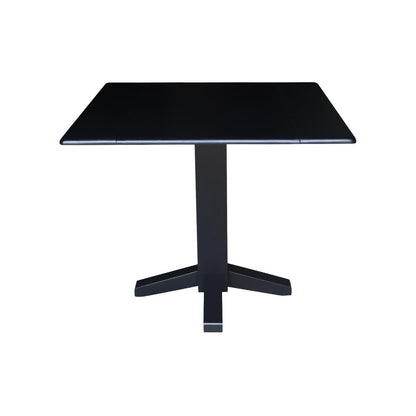 36" Square Dual drop leaf dining table