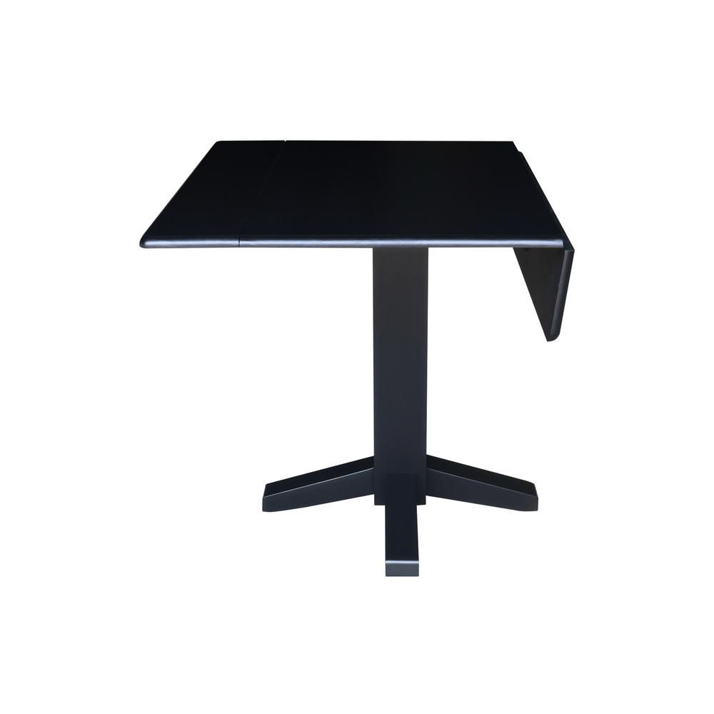 36" Square Dual drop leaf dining table