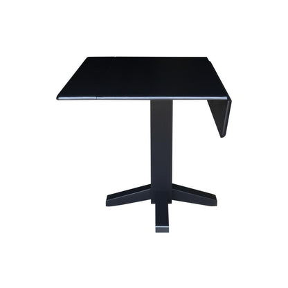 36" Square Dual drop leaf dining table