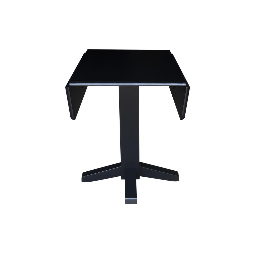 36" Square Dual drop leaf dining table
