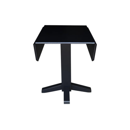 36" Square Dual drop leaf dining table