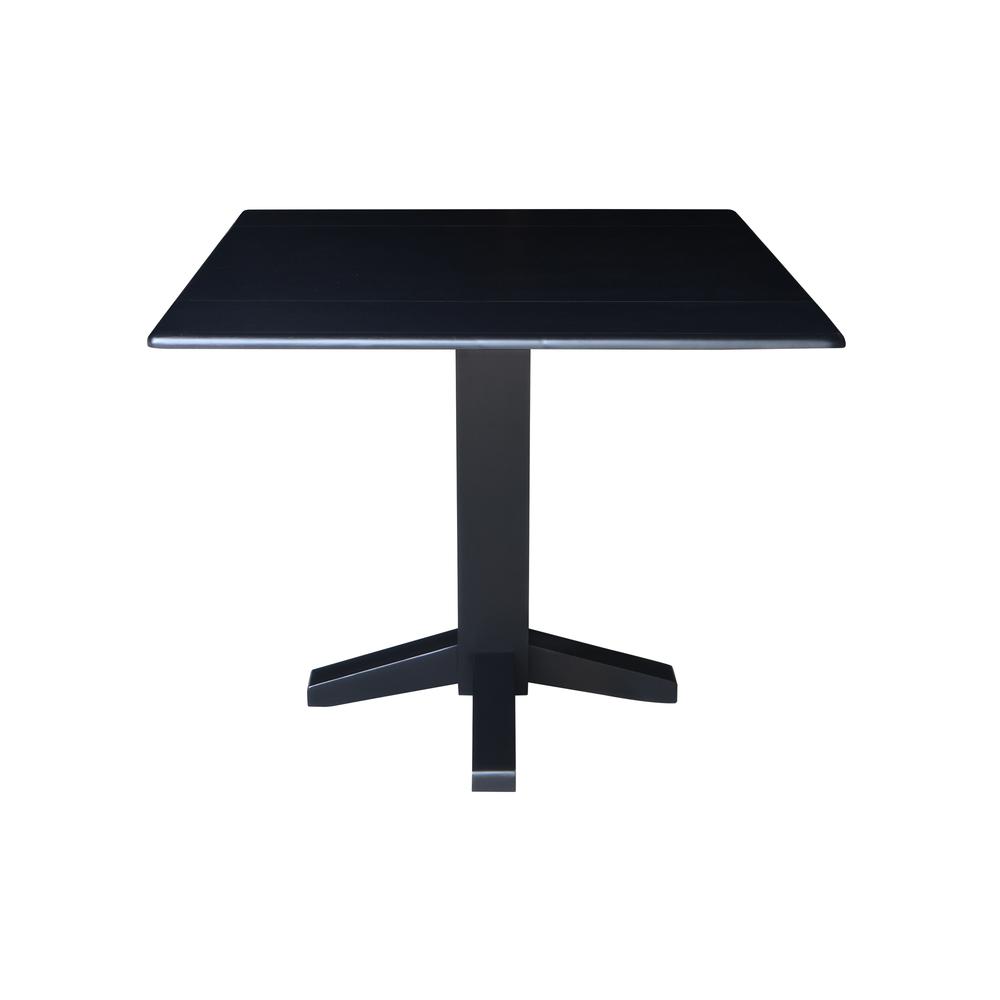 36" Square Dual drop leaf dining table