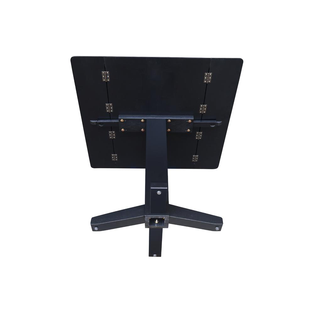 36" Square Dual drop leaf dining table