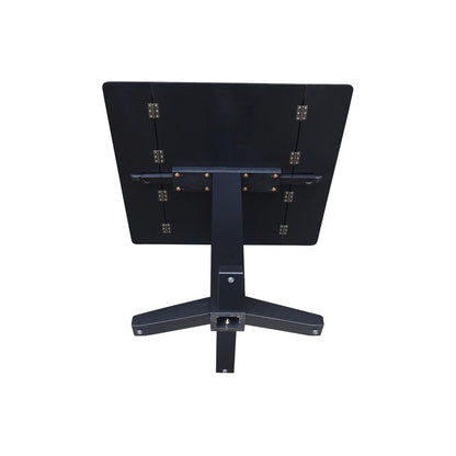 36" Square Dual drop leaf dining table
