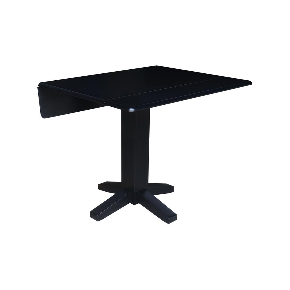 36" Square Dual drop leaf dining table