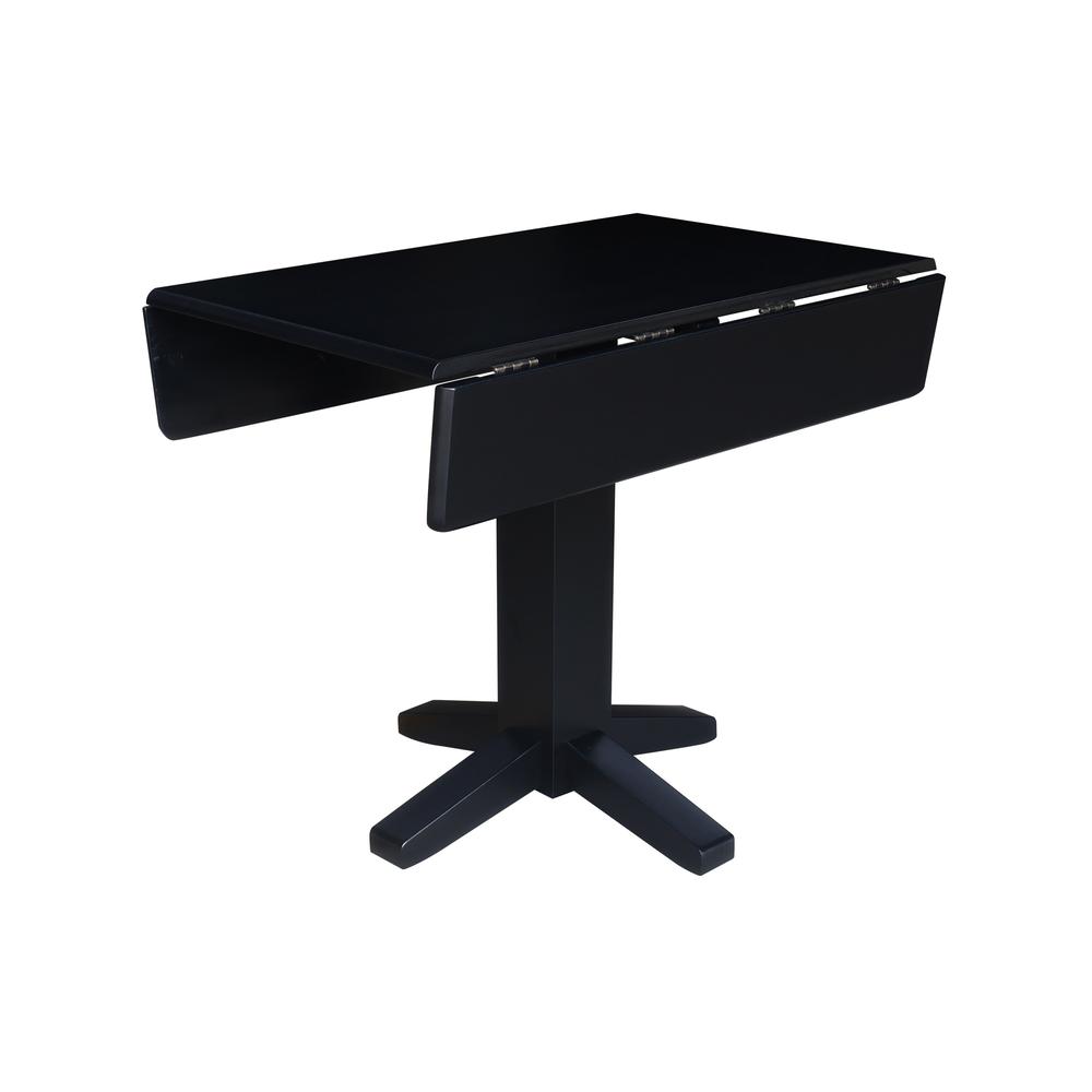 36" Square Dual drop leaf dining table