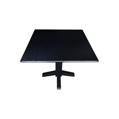 36" Square Dual drop leaf dining table