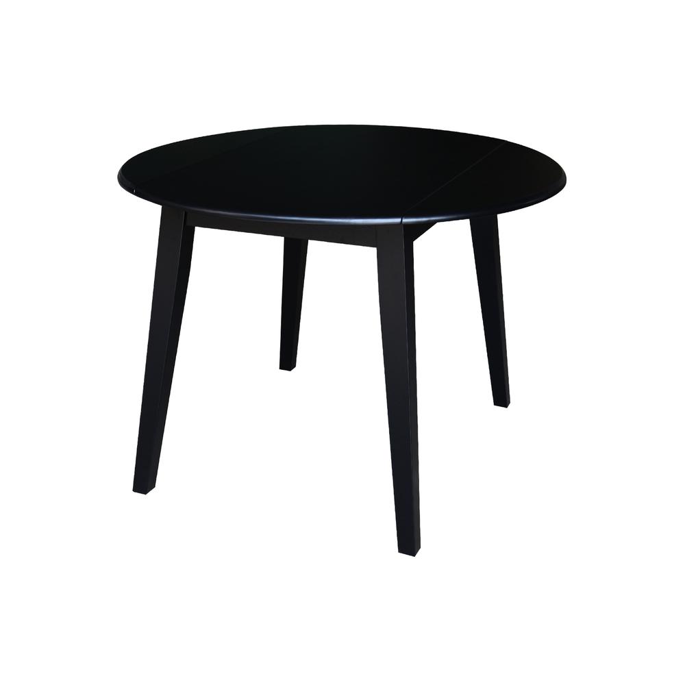 42" Round Dual Drop Leaf Table