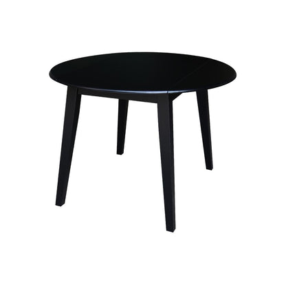 42" Round Dual Drop Leaf Table