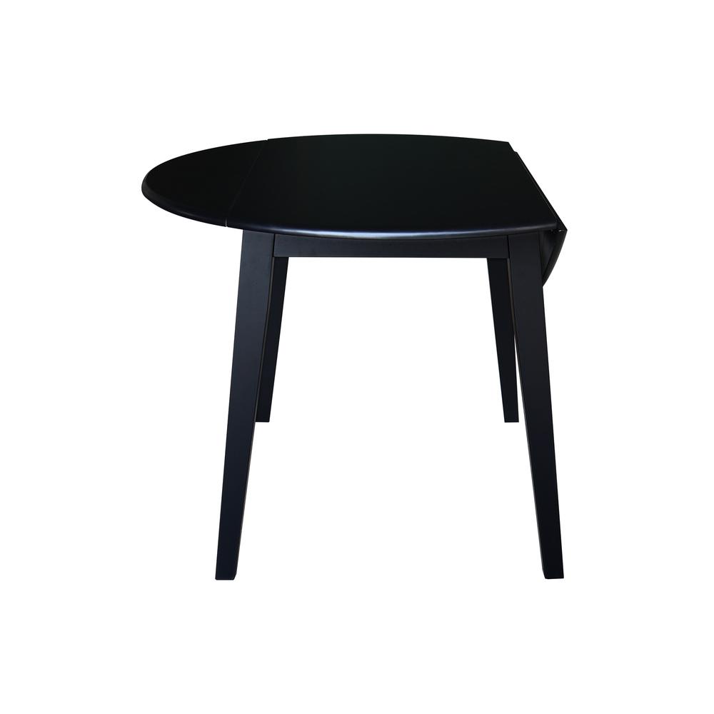 42" Round Dual Drop Leaf Table
