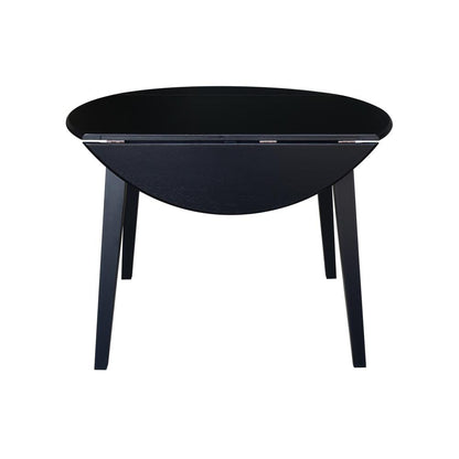 42" Round Dual Drop Leaf Table