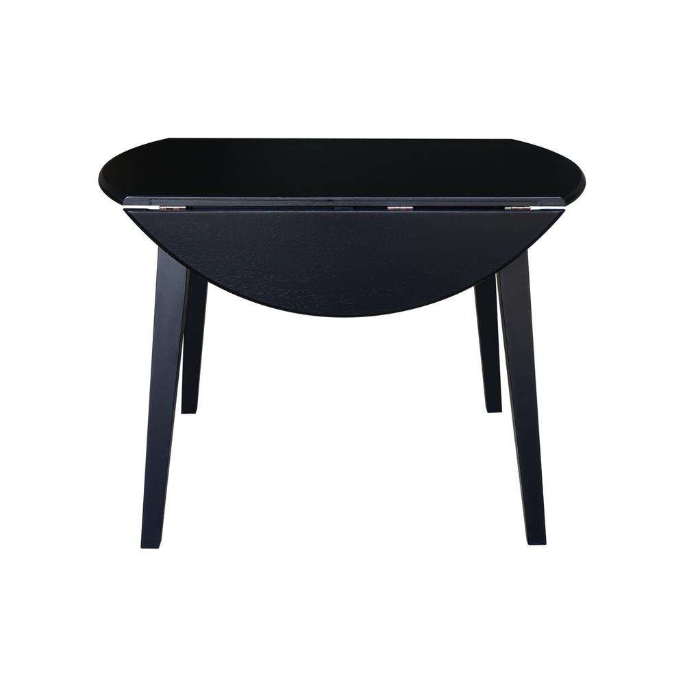 42" Round Dual Drop Leaf Table