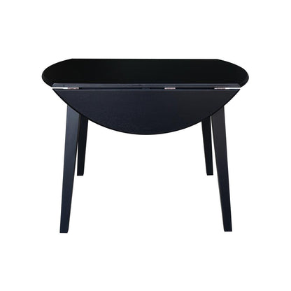 42" Round Dual Drop Leaf Table