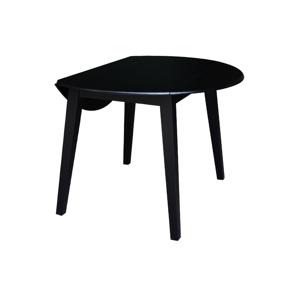 42" Round Dual Drop Leaf Table