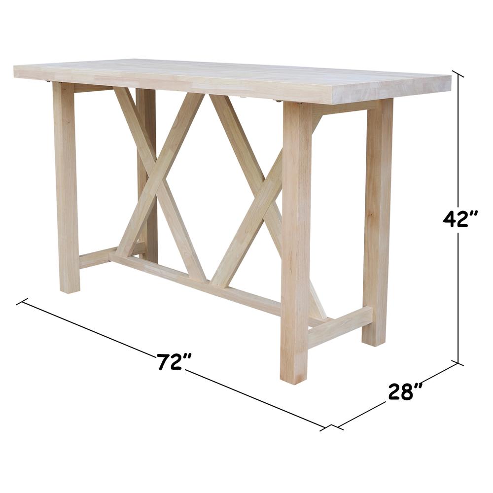 Bar Height Table - For Stools With 30 in. Seat Height