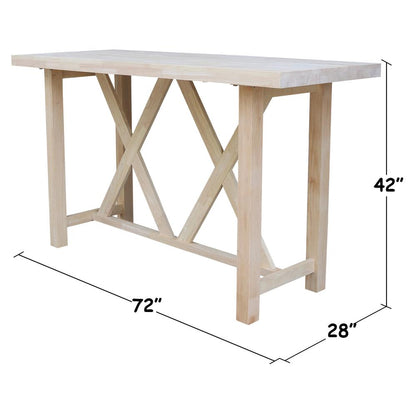 Bar Height Table - For Stools With 30 in. Seat Height
