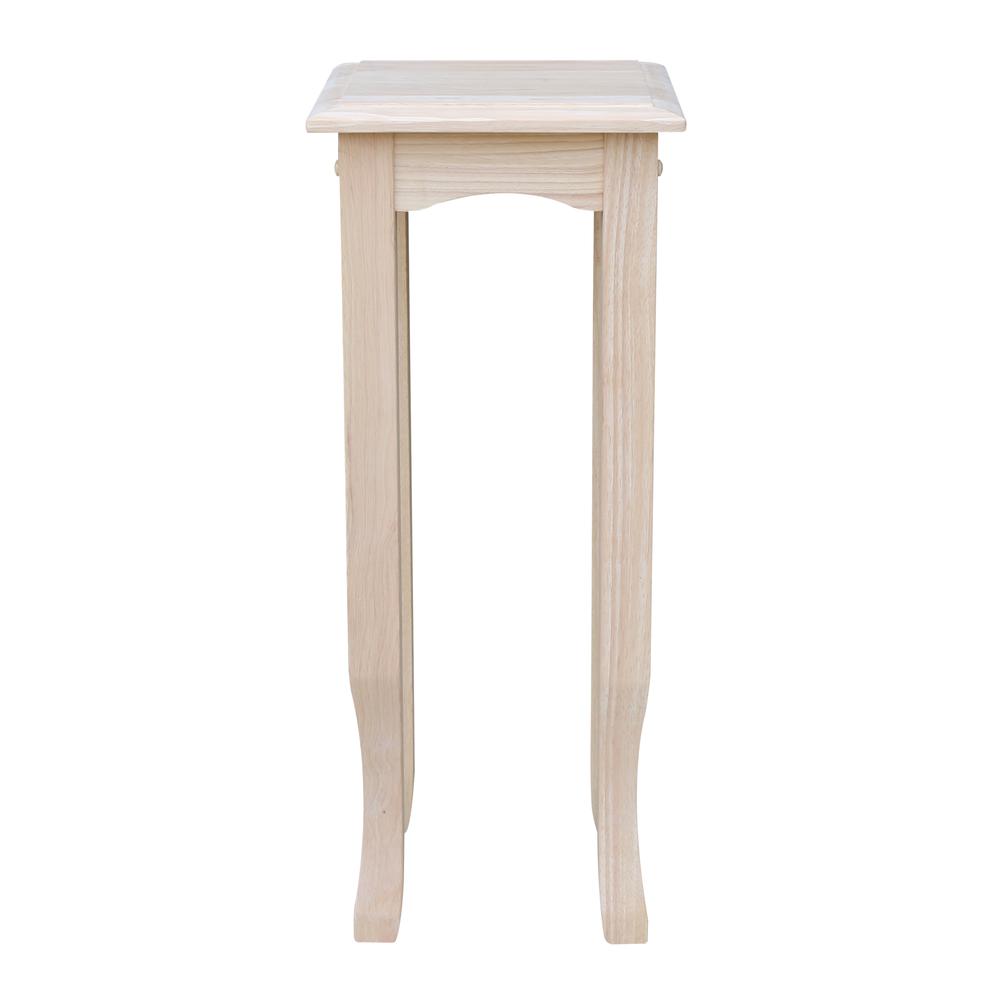 30" High Tea Table , Unfinished