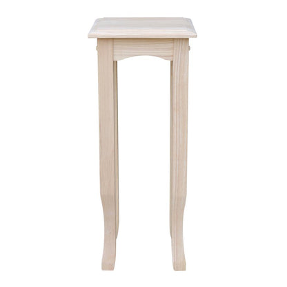 30" High Tea Table , Unfinished
