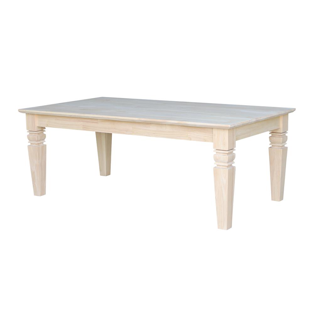 Java Coffee Table, Unfinished