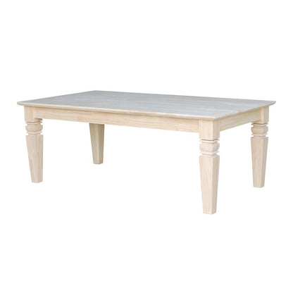 Java Coffee Table, Unfinished