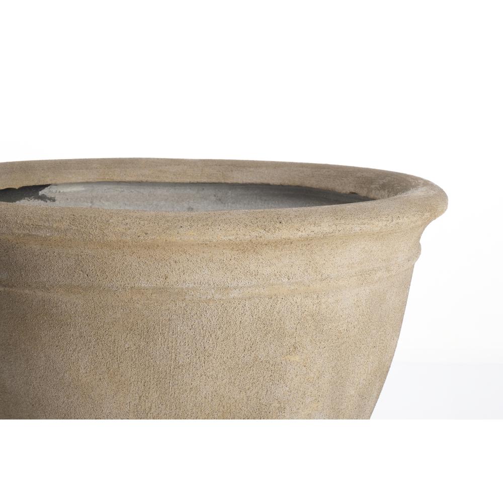 Delfina Large Urn, Tallow Finish