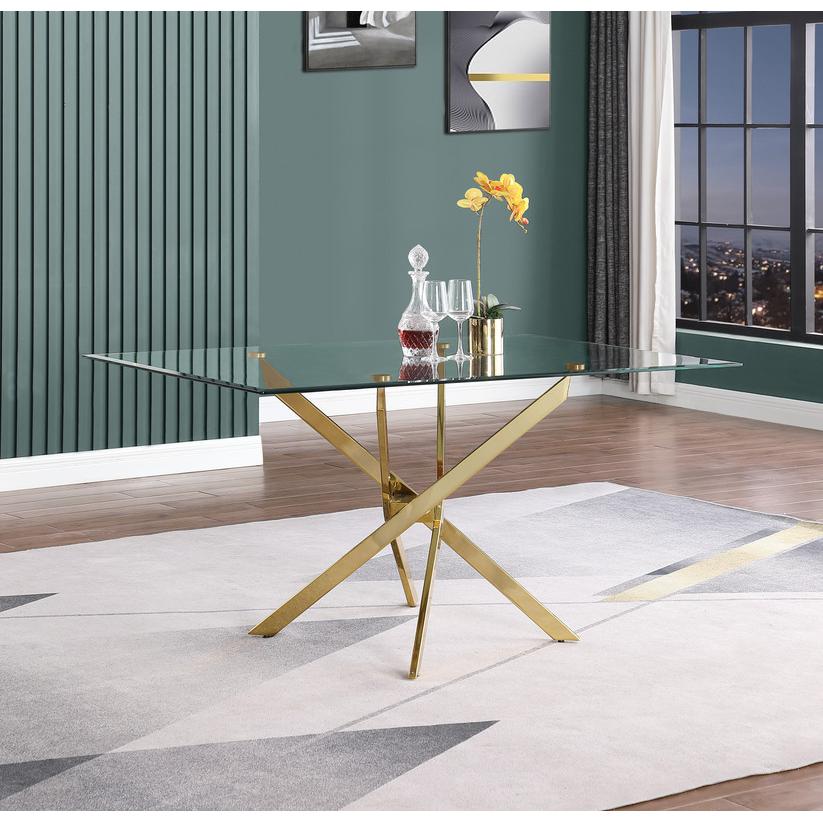 5pc dining Set- Rectangle table with Dark grey Velvet Chairs