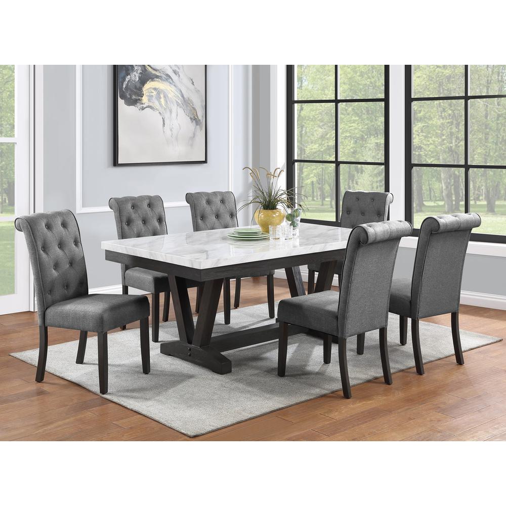 Dining Chairs, Set of 2, Grey