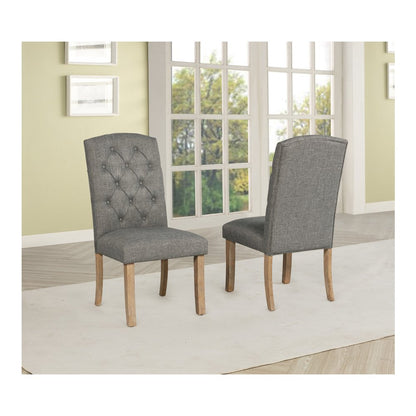 Dark Grey Dining Chairs Wood Legs
