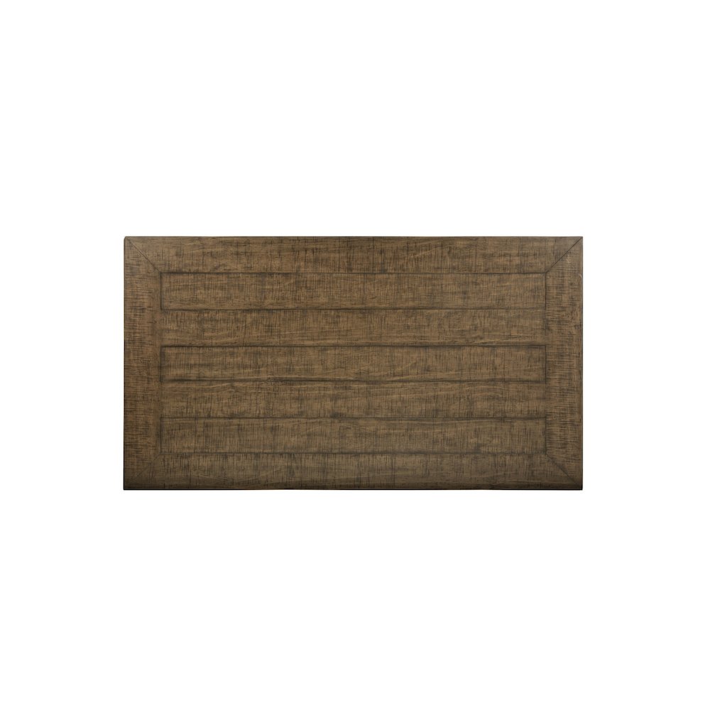 7 Piece Traditional Dining Set With Beige Side Chairs