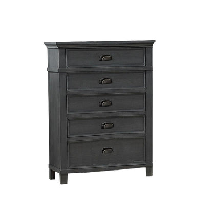 Sandy Platform 5 Piece Bedroom Set with Chest, California King