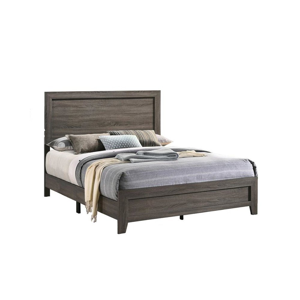 Anastasia Full Bed in Light Brown