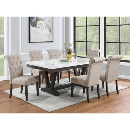Dining Chairs, Set of 2, Beige