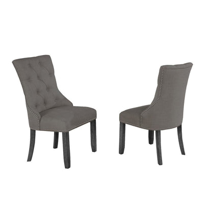 Dark Gray Dining Chair, Set of 2