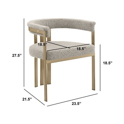 Glam gatsby Gray side chairs- Set of 2