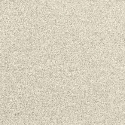 Cream, Teddy Fabric, Pleated Back Side Chair With Gold Base, Set Of Two