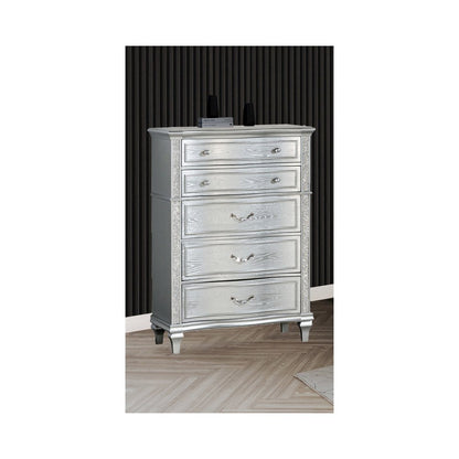 Classic Silver Chest In Silver Color