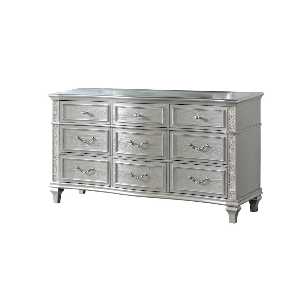 Classic Silver Dresser In Silver Color
