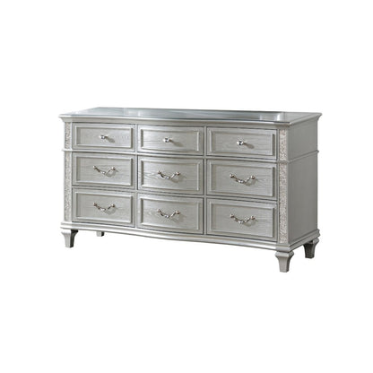 Classic Silver Dresser In Silver Color