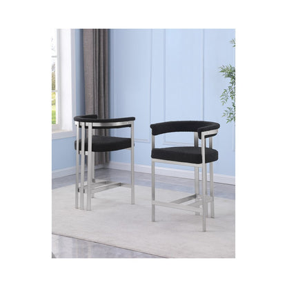 Glam gatsby Black barstools- Set of 1
