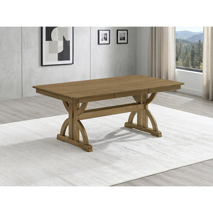 Wood Dining Table Ash Brown
