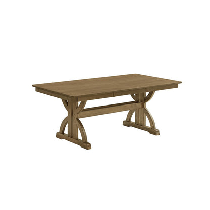 Wood Dining Table Ash Brown