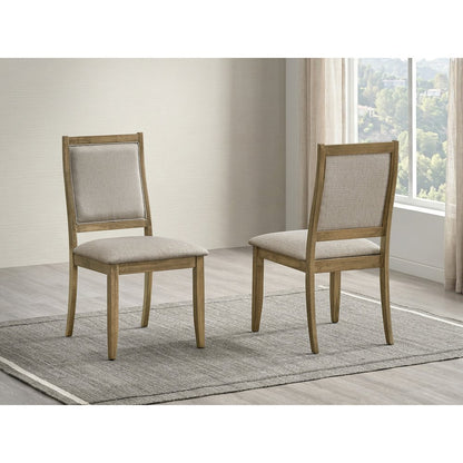 2pc Ash Brown Dining Chairs