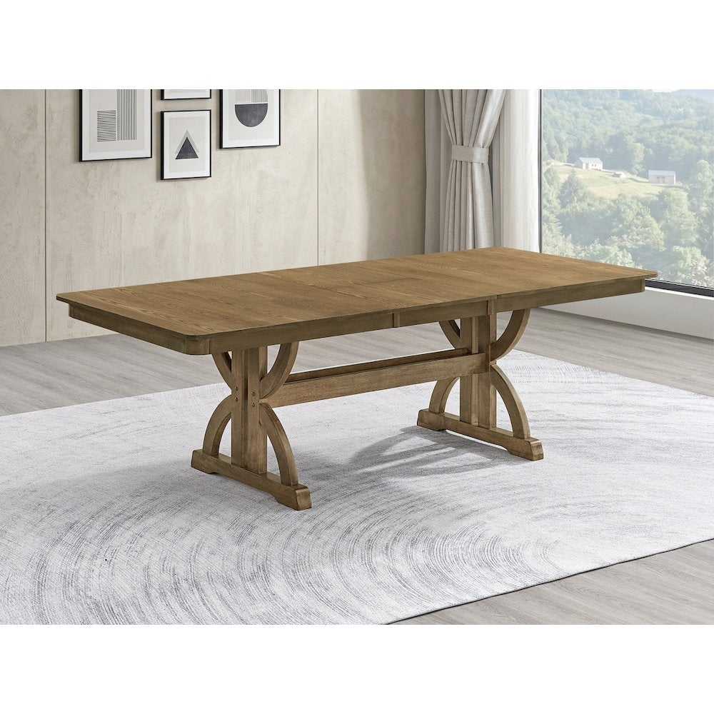 Butterfly Extension Dining Table Ash Brown