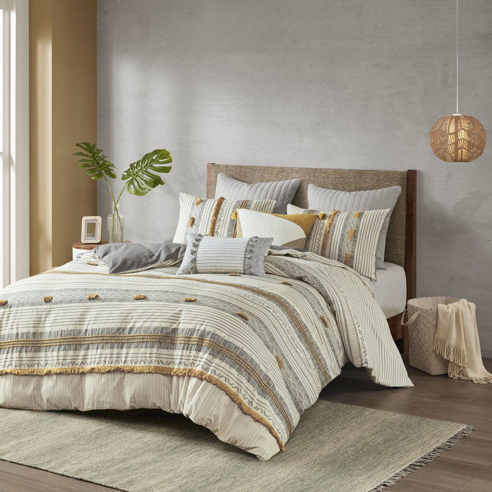 3 Piece Cotton Duvet Cover Set