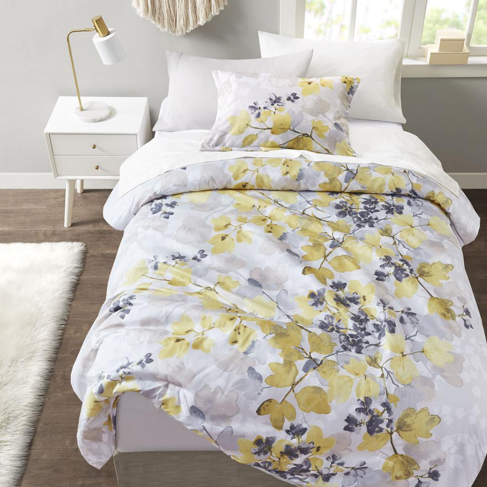 Alexis Comforter Set with Bed Sheets, Yellow color